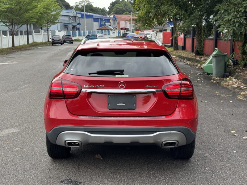 MERCEDES BENZ GLA220 4MATIC 2020 RECON UNREGISTER